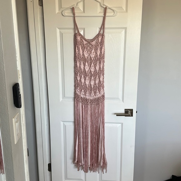 Pink flapper dress - perfect for Halloween - will rush deliver - Picture 1 of 5